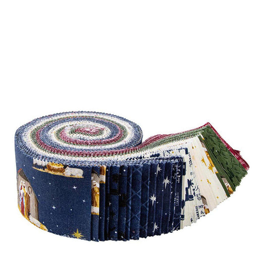 Come Let Us Adore Him - Jelly Roll - (40) 2.5" x 42" Strips - Riley Blake Designs - Christmas - RP-16310-40
