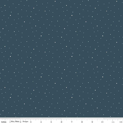 Dapple Dot Stargazer - Riley Blake Designs Basic Fabric - Cotton Fabric by the yard - C640-Stargazer