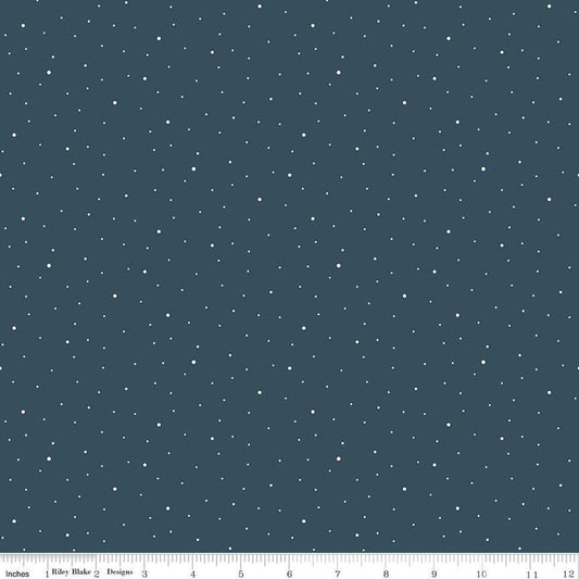 Dapple Dot Stargazer - Riley Blake Designs Basic Fabric - Cotton Fabric by the yard - C640-Stargazer