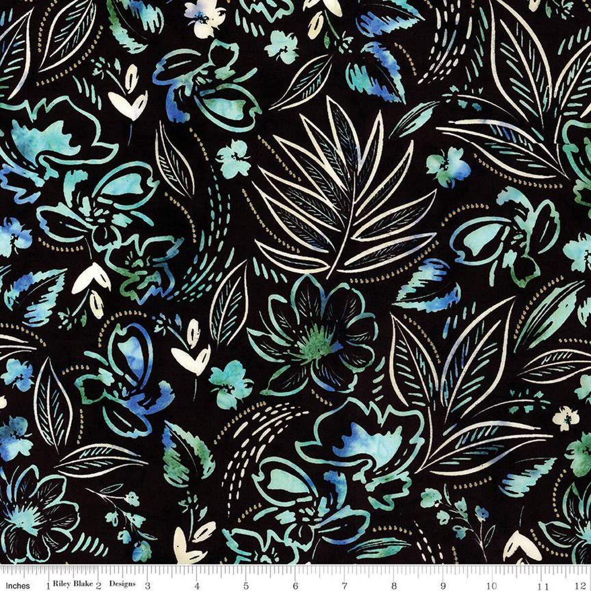 Expressions Batiks Chalk & Charcoal Stardust Splash - Riley Blake Designs - Cotton Fabric by the Yard - BT23070-287