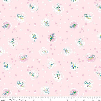 Forever Neverland Tink Pink - C15904-PINK - Riley Blake Designs - Tinkerbell - Cotton Fabric by the yard