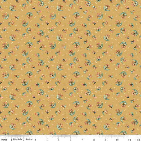 Ivy Reese Berry Branches Golden - Ray of Sonshine Design