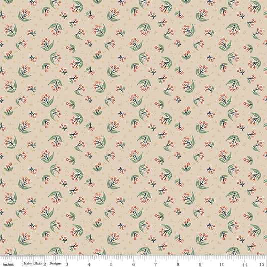 Ivy Reese Berry Branches Latte - Ray of Sonshine Design