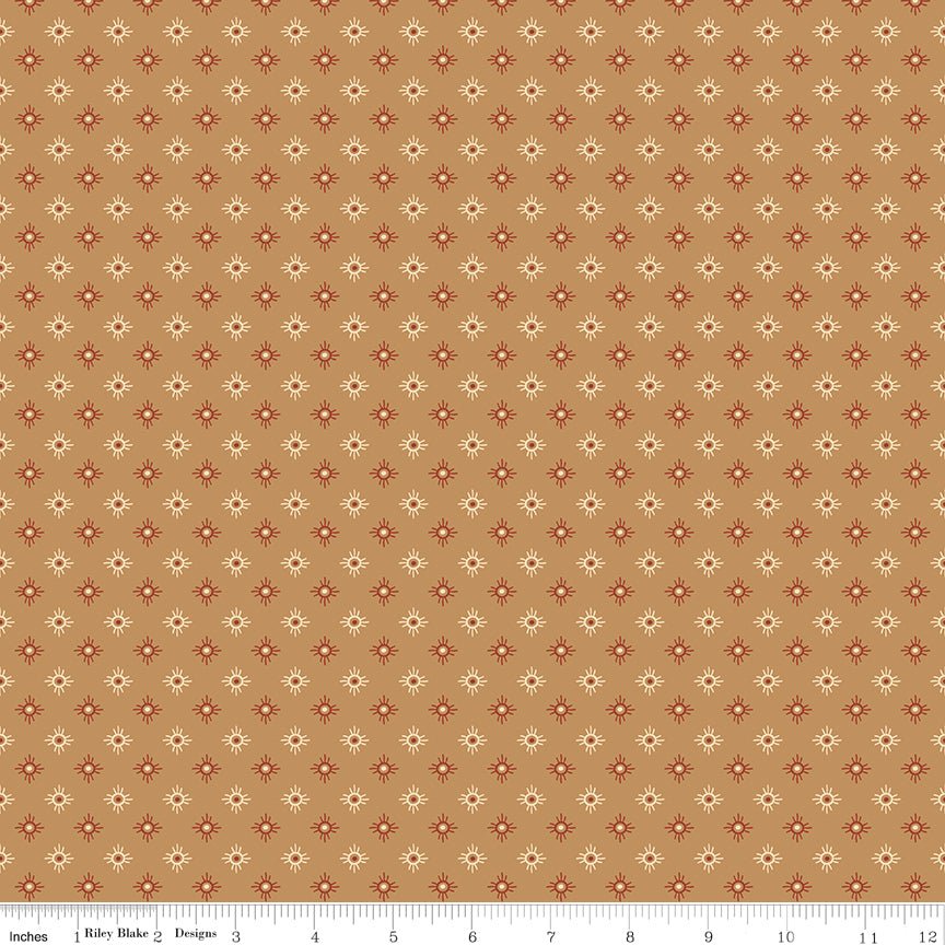 John Wayne American West Sun Tan Fabric – Riley Blake Quilting Cotton (C16626 - TAN) - Ray of Sonshine Design
