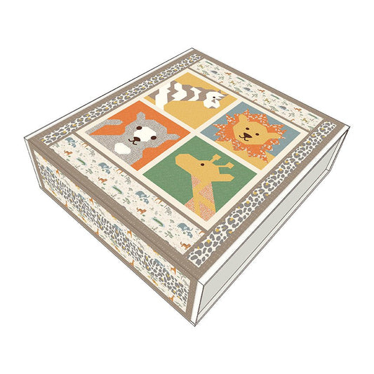 Leo & Savannah — Safari on the Savannah Quilt Kit (54" x 68") - Ray of Sonshine Design