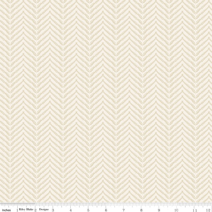 Let's Wander Prairie Grass Cream Riley Blake quilting cotton by the yard - Ray of Sonshine Design