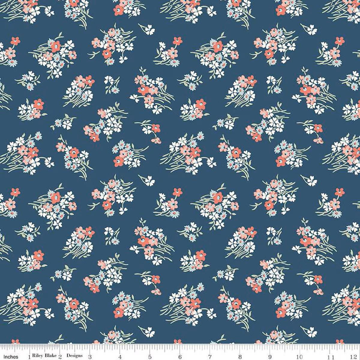 Liberty Botanist's Walk Joanne's Bouquet B - Liberty of London for Riley Blake - Fabric by the Yard - 01667408B - Ray of Sonshine Design