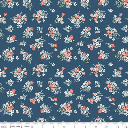 Liberty Botanist's Walk Joanne's Bouquet B - Liberty of London for Riley Blake - Fabric by the Yard - 01667408B - Ray of Sonshine Design