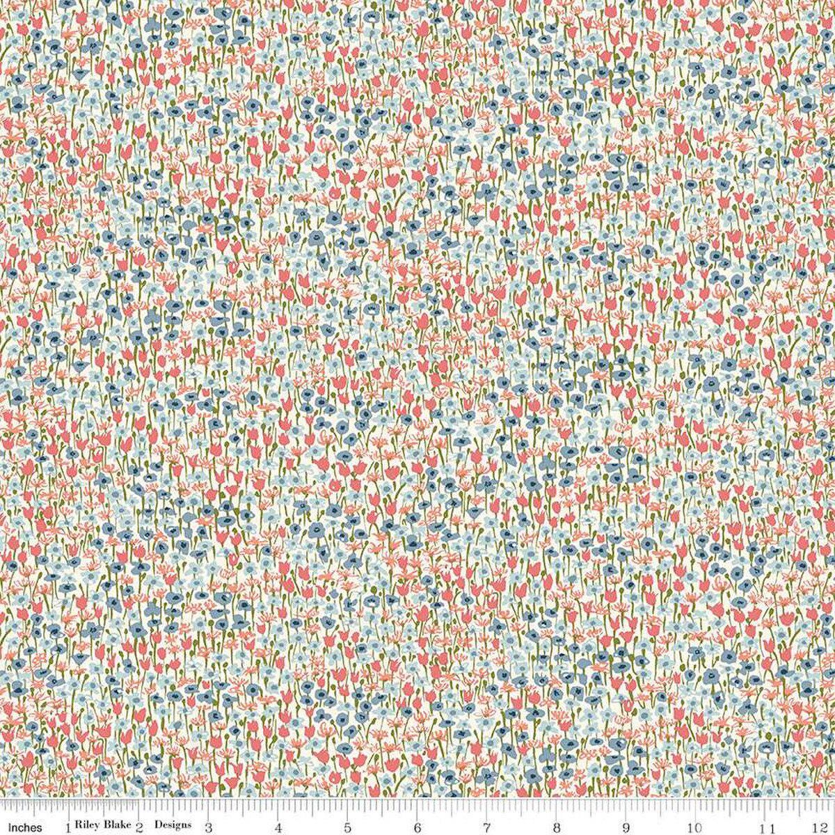 Liberty Botanist's Walk Joy Meadow B - Liberty of London for Riley Blake - Fabric by the Yard - 01667409B - Ray of Sonshine Design