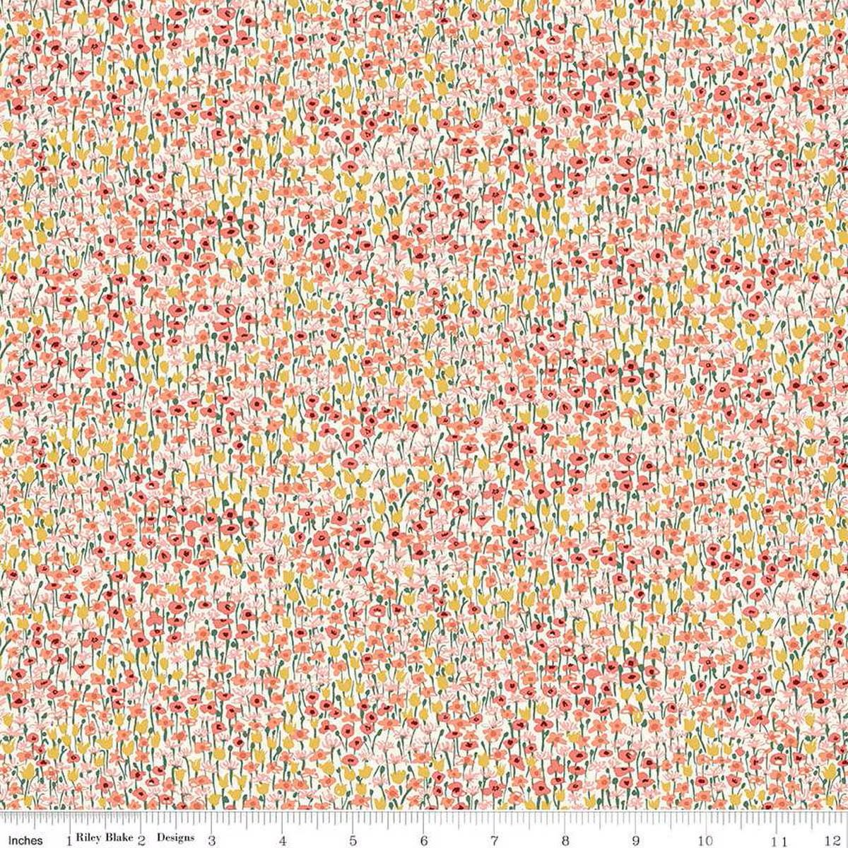 Liberty Botanist's Walk Joy Meadow C - Liberty of London for Riley Blake - Fabric by the Yard - 01667409C - Ray of Sonshine Design