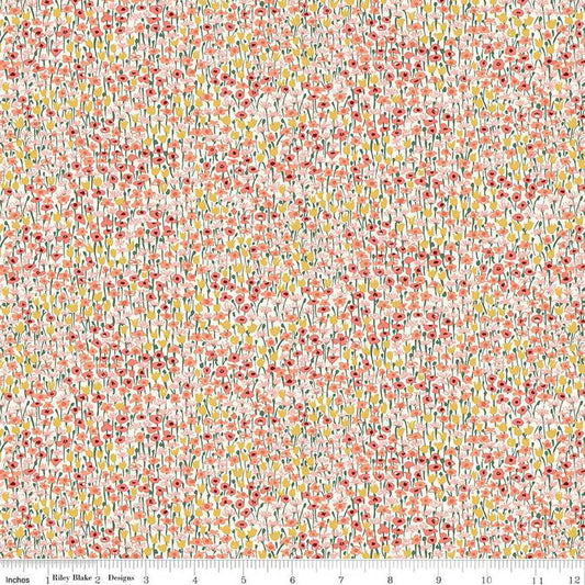 Liberty Botanist's Walk Joy Meadow C - Liberty of London for Riley Blake - Fabric by the Yard - 01667409C - Ray of Sonshine Design