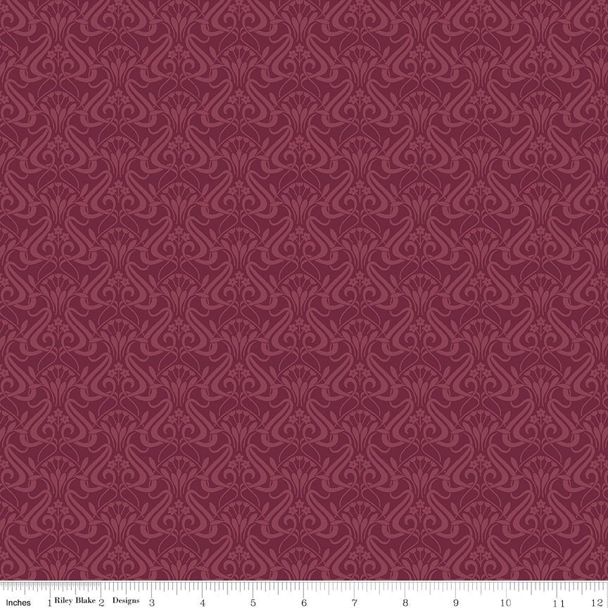 Liberty Fabrics Nouveau Shadow Fig – Lasenby Cotton Fabric by the Yard - Ray of Sonshine Design