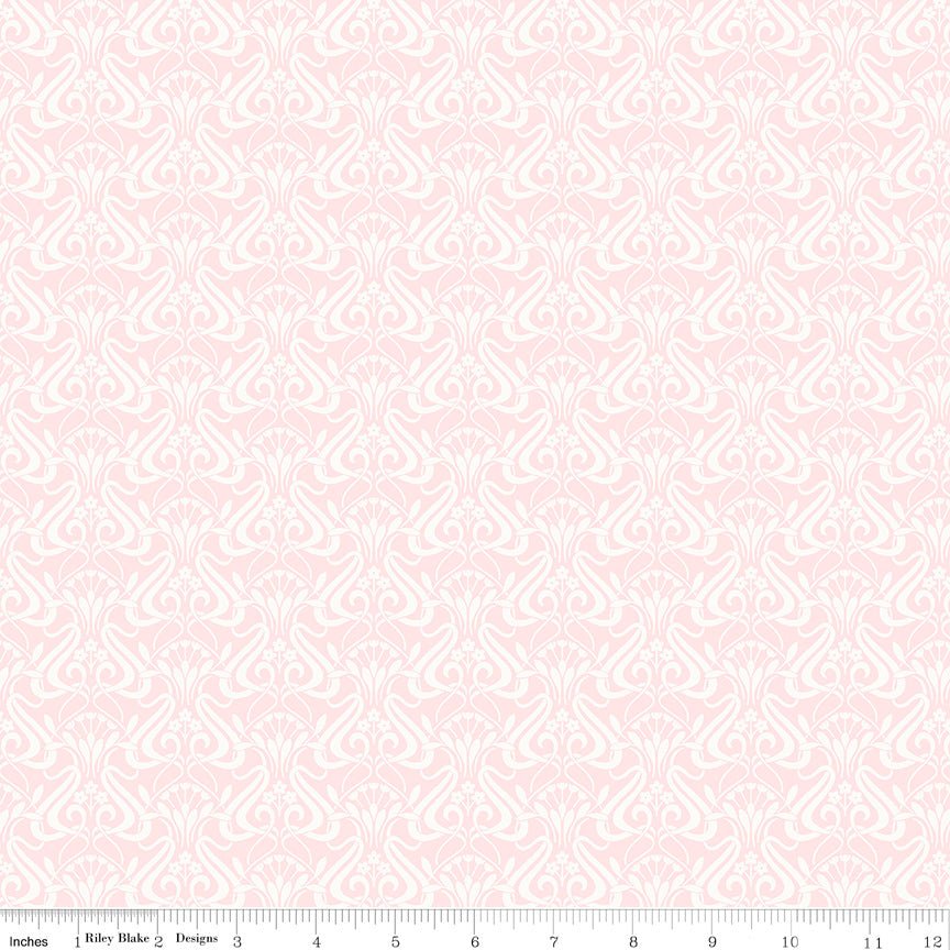 Liberty Fabrics Nouveau Shadow Rose Tint - Lasenby Cotton - Ray of Sonshine Design