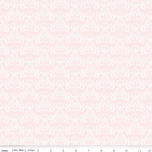 Liberty Fabrics Nouveau Shadow Rose Tint - Lasenby Cotton - Ray of Sonshine Design
