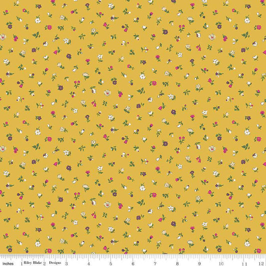 Liberty Flower Shop Newland Sprigs A - Quilting Cotton - 01667415A - Liberty of London by the Yard - Riley Blake - Ray of Sonshine Design