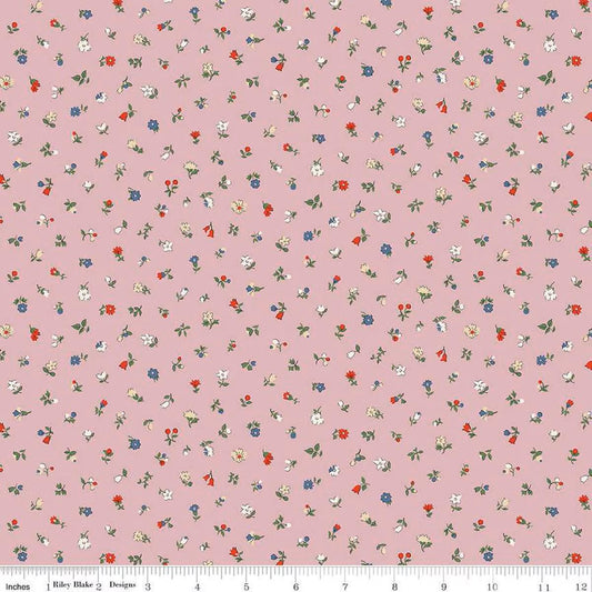 Liberty Flower Shop Newland Sprigs B - Quilting Cotton - 01667415B - Liberty of London by the Yard - Riley Blake - Ray of Sonshine Design