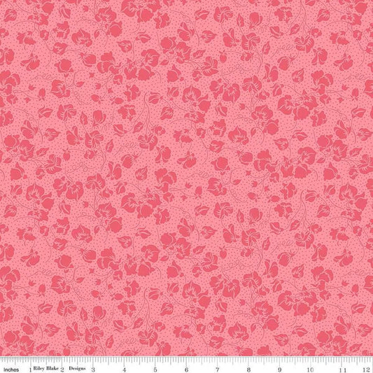 Liberty Flower Shop Sweet Pea Spot A - Quilting Cotton - 01667413A - Liberty of London by the Yard - Riley Blake - Ray of Sonshine Design