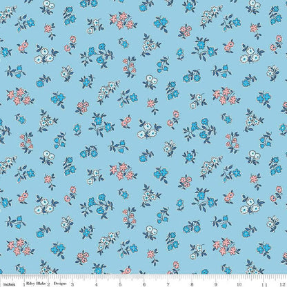 Liberty Heirloom Collection 3 Posy Sprig - Liberty of London for Riley Blake - Fabric by the Yard - 016668112D - Ray of Sonshine Design