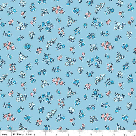 Liberty Heirloom Collection 3 Posy Sprig - Liberty of London for Riley Blake - Fabric by the Yard - 016668112D - Ray of Sonshine Design