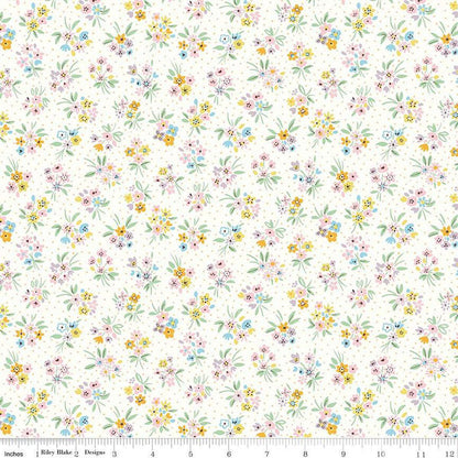 Liberty Heirloom Spring Beatrice Bouquet A - Liberty of London for Riley Blake - Fabric by the Yard - 016673102A - Ray of Sonshine Design