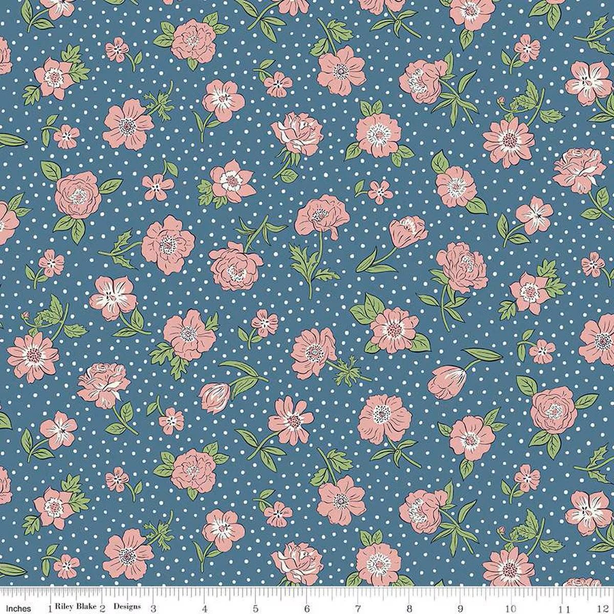 Liberty London Bouquet Heritage Park C - Liberty of London for Riley Blake - Fabric by the Yard - 01667419C - Ray of Sonshine Design