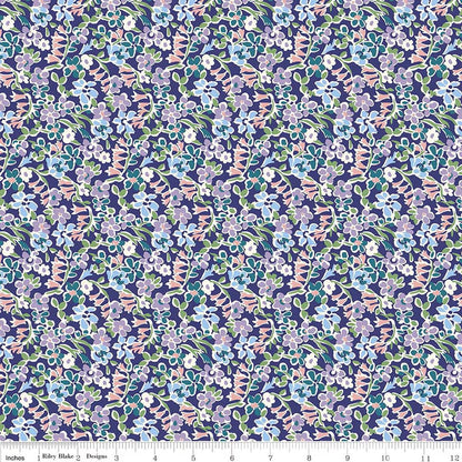 Liberty London Bouquet Regent Meadow B - Liberty of London for Riley Blake - Fabric by the Yard - 01667418B - Ray of Sonshine Design