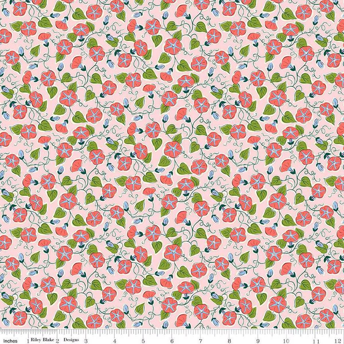 Liberty Postcard from Paradise Paradise Vine A - Liberty of London for Riley Blake - Fabric by the Yard - 01667440A - Ray of Sonshine Design