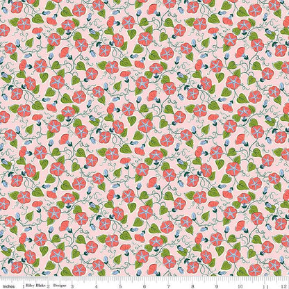 Liberty Postcard from Paradise Paradise Vine A - Liberty of London for Riley Blake - Fabric by the Yard - 01667440A - Ray of Sonshine Design