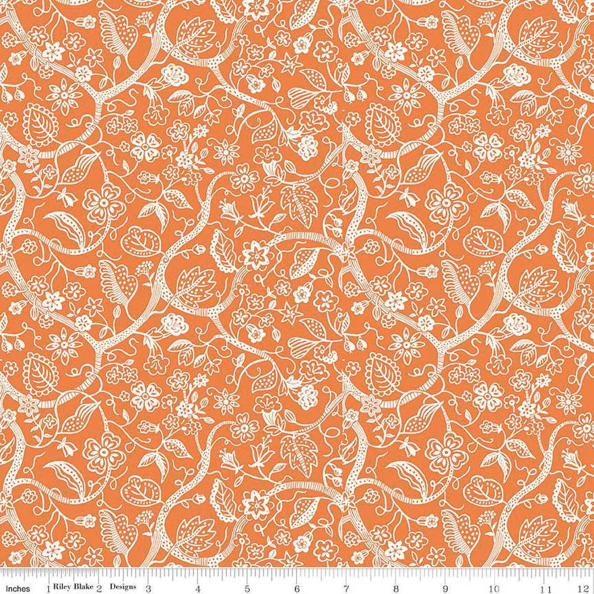 Liberty Tree of Life Berry Botanicals Budding Branches - Liberty of London for Riley Blake - Fabric by the Yard - 01667372C - Ray of Sonshine Design