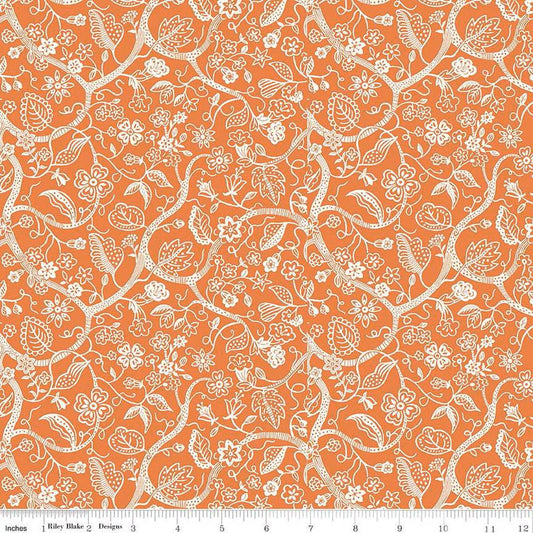 Liberty Tree of Life Berry Botanicals Budding Branches - Liberty of London for Riley Blake - Fabric by the Yard - 01667372C - Ray of Sonshine Design