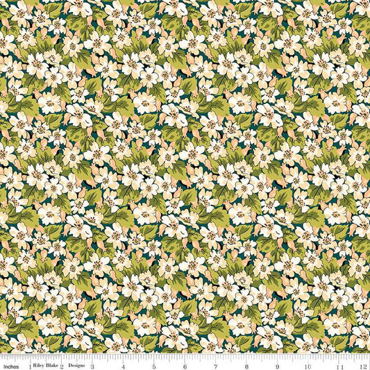 Liberty Tree of Life Canopy Greens Somerset Hedgerow - Liberty of London for Riley Blake - Fabric by the Yard - 01667371A - Ray of Sonshine Design