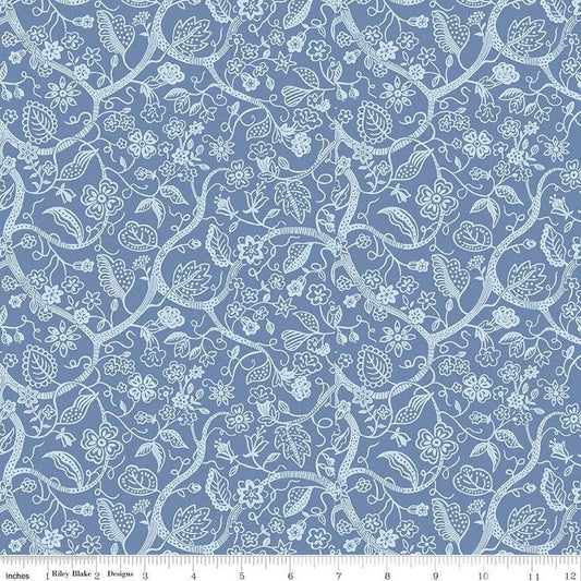 Liberty Tree of Life Woodland Pastels Budding Branches - Liberty of London for Riley Blake - Fabric by the Yard - 01667372B - Ray of Sonshine Design