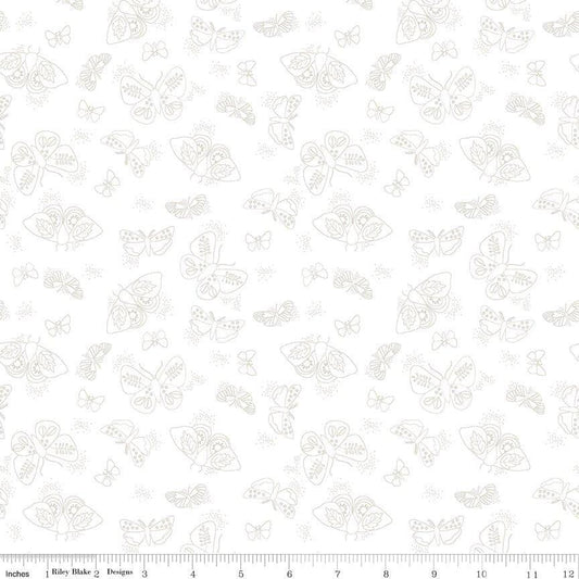 Lights On Flutter - Riley Blake Designs - Cotton Fabric by the yard - Ray of Sonshine Design
