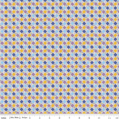 London Bouquet Urban Check B - Liberty of London for Riley Blake - Fabric by the Yard - 01667417B - Ray of Sonshine Design