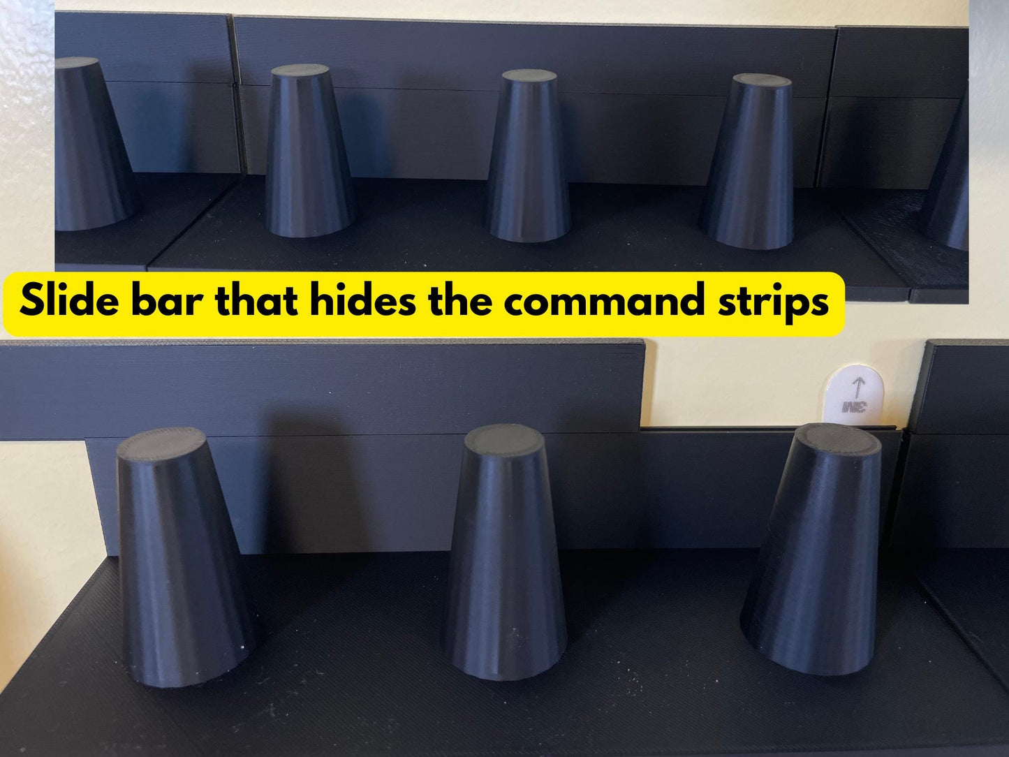 Longarm Organization - Thread Spool Shelf includes command strips - Ray of Sonshine Design