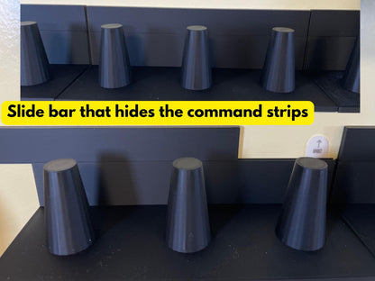 Longarm Organization - Thread Spool Shelf includes command strips - Ray of Sonshine Design