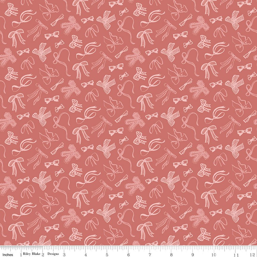 Mary Catherine Bows Faded Red - Ray of Sonshine Design