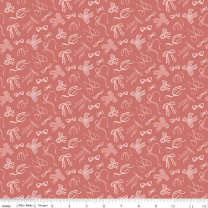 Mary Catherine Bows Faded Red - Ray of Sonshine Design