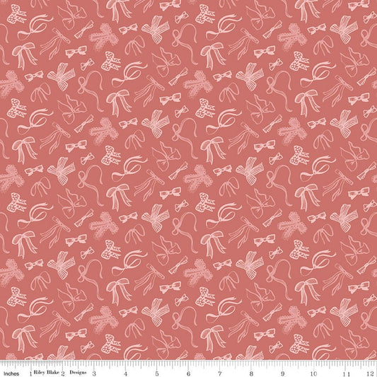Mary Catherine Bows Faded Red - Ray of Sonshine Design