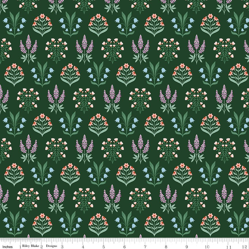 Meadow Moments Blossom Trail Forest Riley Blake Fabric by the Yard - Ray of Sonshine Design