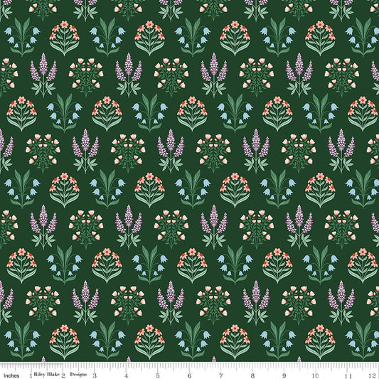 Meadow Moments Blossom Trail Forest Riley Blake Fabric by the Yard - Ray of Sonshine Design