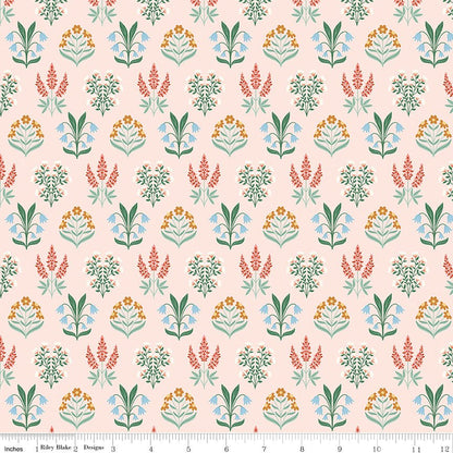 Meadow Moments Blossom Trail Pink Riley Blake Designs Fabric by the Yard - Ray of Sonshine Design