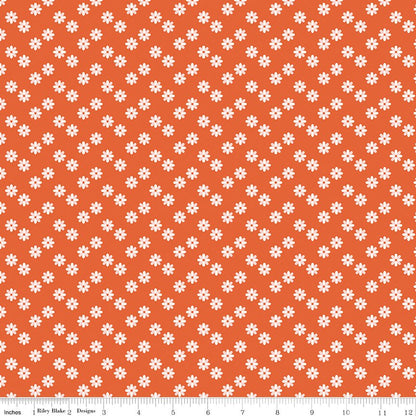 Meadow Moments Flower Sprinkle Geranium Fabric by the Yard or Fat Quarter - Riley Blake Designs - Ray of Sonshine Design