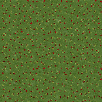 Naughty or Nice Holly Berries Green - Riley Blake Designs - Quilting Cotton Fabric by the yard - Festive - C16263 - GREEN - Ray of Sonshine Design
