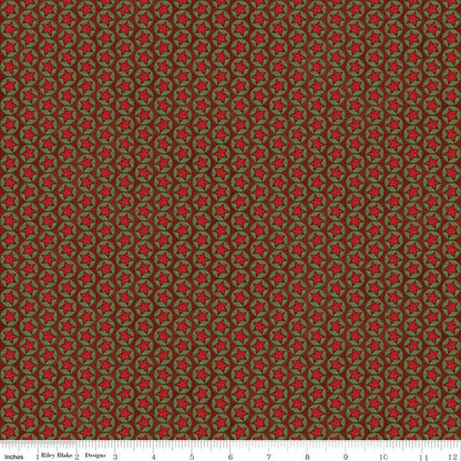 Northern Christmas Stars Red Christmas Teresa Kogut Riley Blake Fabric by the Yard - Ray of Sonshine Design