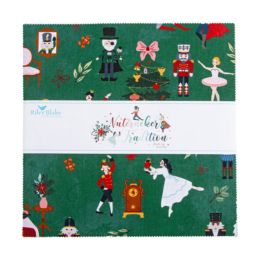 Nutcracker Tradition 10" Precut Stacker - 42 Pcs - Ray of Sonshine Design