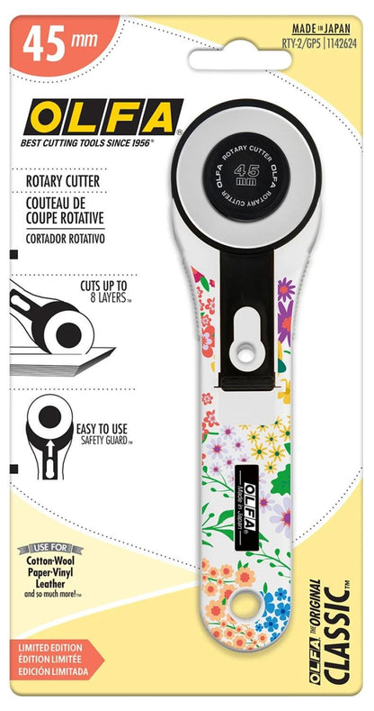 OLFA 45mm Printed Handle Rotary Cutter - Ray of Sonshine Design