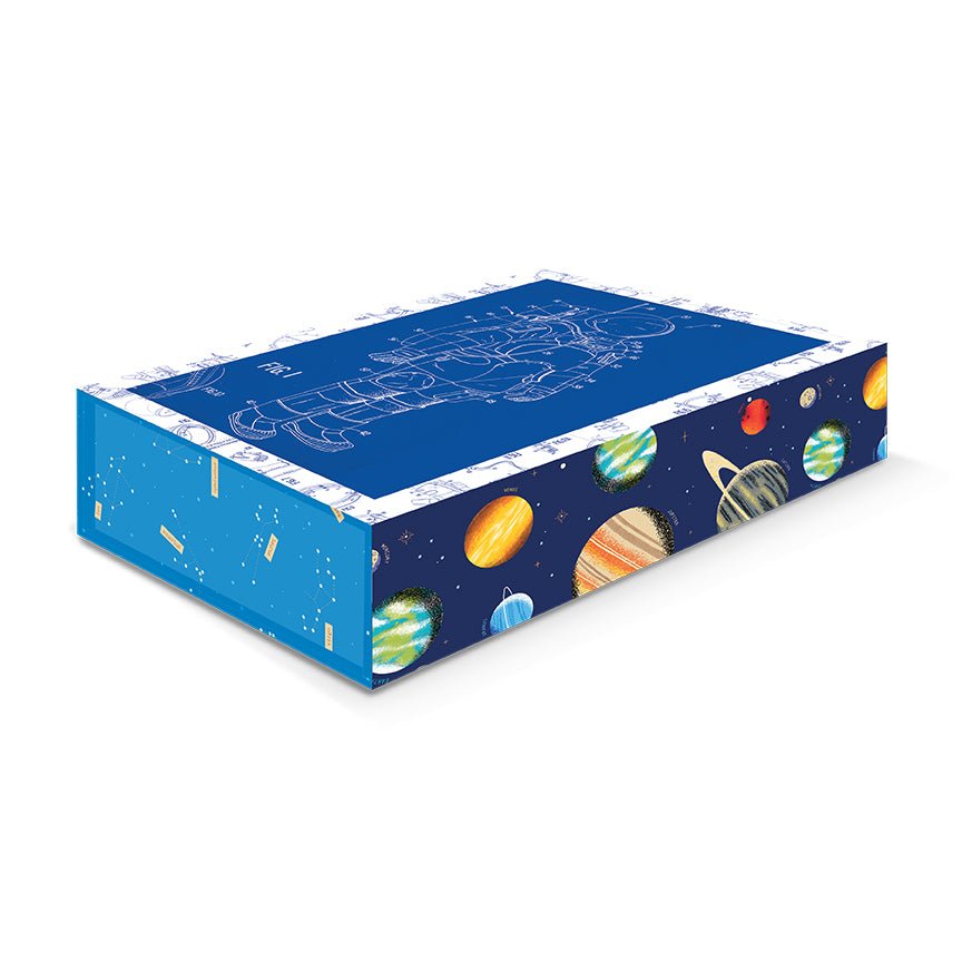 Outer Space Spacesuit Panel Quilt Kit NASA Boxed Kit 56 x 63 - Ray of Sonshine Design