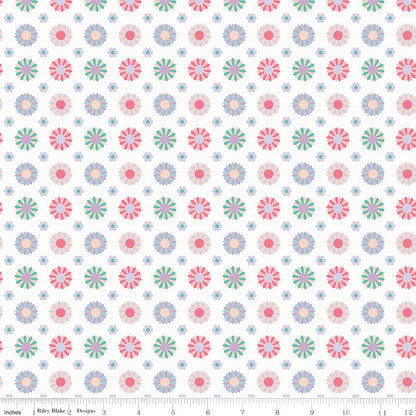 Patchwork Dresden Cream Riley Blake Quilting Cotton Fabric by the Yard - Ray of Sonshine Design