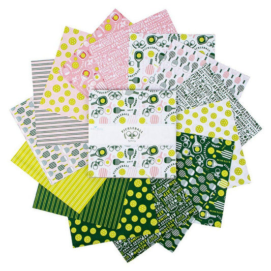 Pickleball 10" Stacker Layer Cake - Riley Blake Designs - 42 piece Precut Pre cut - Quilting Cotton Fabric - 10 - 16200 - 42 - Ray of Sonshine Design